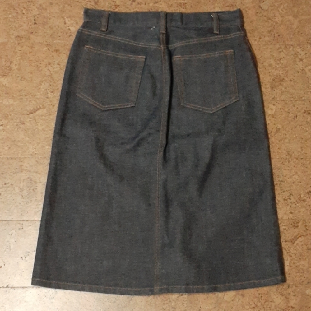 Denim Midi Skirt - Picture 2 of 5